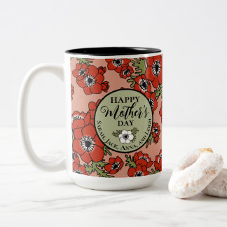 Persoonlijke Moederdag Tweekleurige Koffiemok