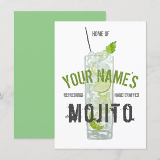 Persoonlijke Mojito Kaart
