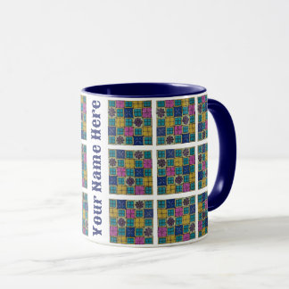 Persoonlijke mok met twee kleuren | Mediterraanse