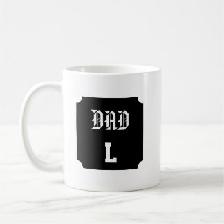 Persoonlijke mok Papa – Vintage initiaal