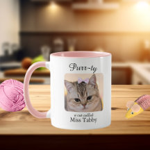 Persoonlijke mok Purrty Cat