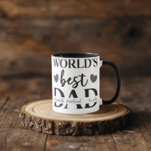 Persoonlijke mok voor de beste papa ter wereld