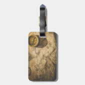 Persoonlijke Monogram Bagage Label (Achterkant verticaal)