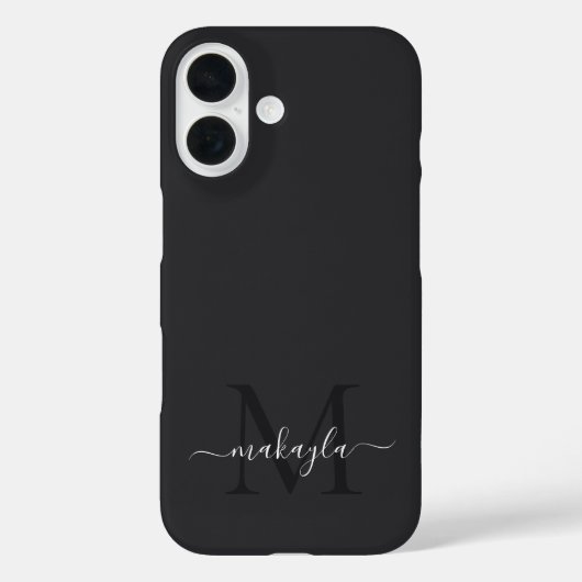 Persoonlijke Monogram Case-Mate iPhone Hoes (Achterkant)