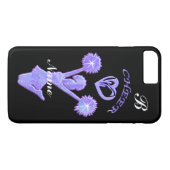 Persoonlijke Monogram Cheerleader iPhone-gevallen Case-Mate iPhone Case (Achterkant (Horizontaal))