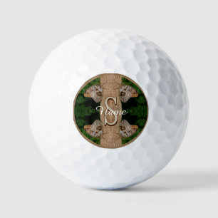 Persoonlijke Monogram Eerste Letter Naam Vlinder K Golfballen
