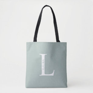 Persoonlijke Monogram en Naam Boodschappentas Draagtas