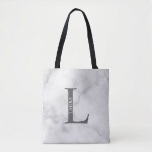 Persoonlijke Monogram en Naam Boodschappentas Draagtas