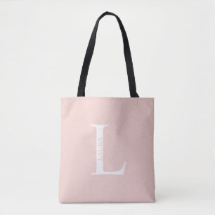 Persoonlijke Monogram en Naam Boodschappentas Draagtas