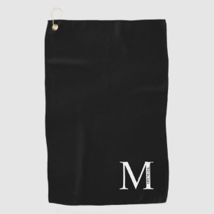 Persoonlijke monogram en naam Golfhanddoek