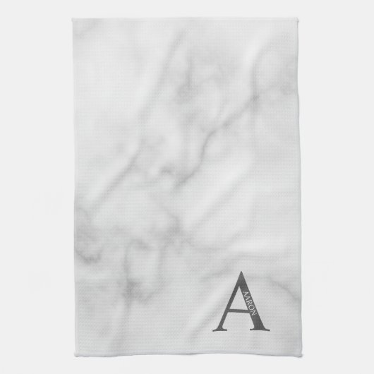 Persoonlijke Monogram en Naam Handdoek (Verticaal)
