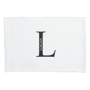 Persoonlijke Monogram en Naam Kussenhoes