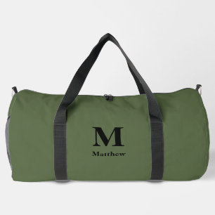 Persoonlijke Monogram Naam Groen Plunjezak