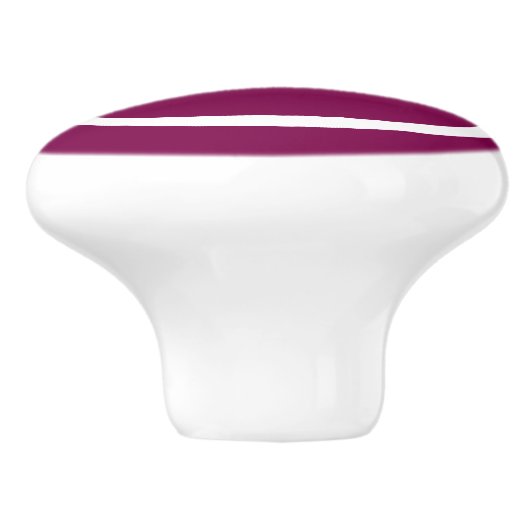Persoonlijke Monogramme Handgrepen voor Laden Trek Keramische Knop (Zijkant)