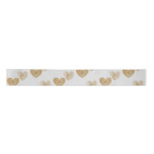 Persoonlijke monogrammen, dubbele gouden harten lint (Voorkant)