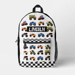 Persoonlijke Monstertruck Kinder Rugzak