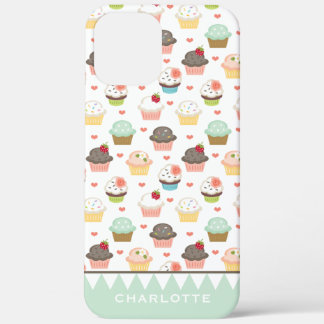 Persoonlijke mooie cupcake iPhone 12 pro max hoesje