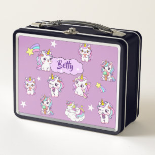 Persoonlijke Mop Unicorn Paars