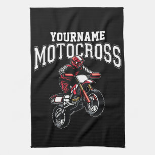 Persoonlijke Motocross Dirt Bike Rijder Racing Theedoek