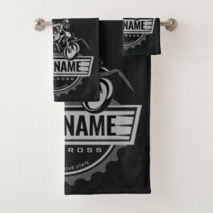 Persoonlijke Motocross Rider Dirt Bike Hill Racing Bad Handdoek