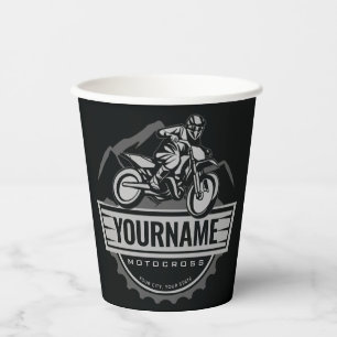 Persoonlijke Motocross Rider Dirt Bike Hill Racing Papieren Bekers
