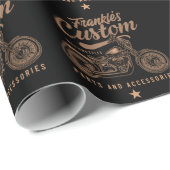 Persoonlijke motorfiets aangepaste bobber motor ga cadeaupapier (Rol Hoek)