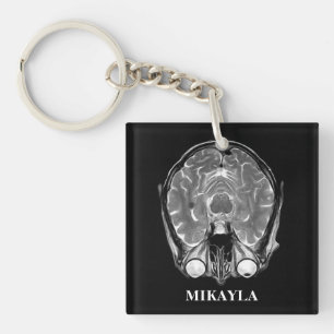 Persoonlijke MRI Brain Scan Sleutelhanger