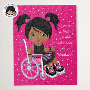 Persoonlijke Multicultural Rocking Ballerina Legpuzzel