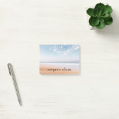 Persoonlijke multikleur strandtafereel post-it® notes (Kantoor)