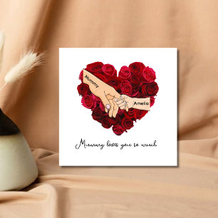 Persoonlijke Mummie Houdt Zoveel Van Jou Moederdag Kaart