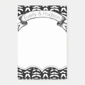 Persoonlijke Mustache Hipster Post-it® notes (Voorkant)