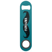 Persoonlijke Mustache Speed Flessenopener (Voorkant)
