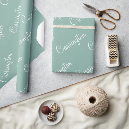 Persoonlijke naadloze weduwingshower cadeaupapier (Crafts)