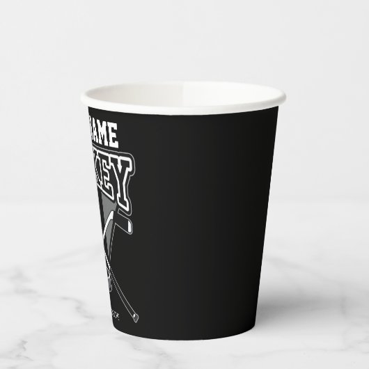 Persoonlijke NAAM Aangepaste PC-ploeg voor Hockey Papieren Bekers (Links)