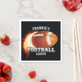 Persoonlijke NAAM American Football Flames Sports Servet (Insitu)