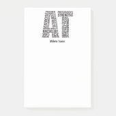 Persoonlijke naam Athletic Trainer AT Post-it® Notes (Voorkant)