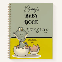 Persoonlijke naam Baby Journal Notitieboek |