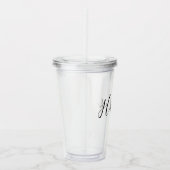 Persoonlijke naam Bachelorette Acryl Drinkbeker (Rechts)