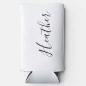 Persoonlijke naam Bachelorette Black en White (Voorkant)