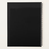 Persoonlijke naam Barber Straight Razor Barbershop Planner (Achterkant)