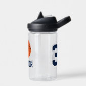 Persoonlijke naam Basketball Jersey Waterfles (Links)