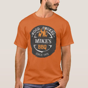 Persoonlijke naam BBQ T-shirt