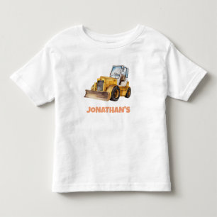 Persoonlijke Naam Bouwvoertuig Bulldozer Kinder Shirts