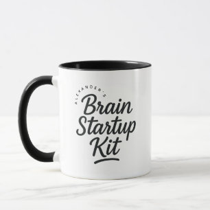Persoonlijke naam Brain Startup Gift Koffie Mok