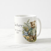 Persoonlijke naam Cute Teddy Bear Mok (Voorkant rechts)