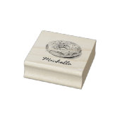 Persoonlijke naam Donut Rubberstempel (Stempel)