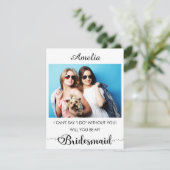 Persoonlijke naam en het Voorstel van de Bridesmai (Staand voorkant)