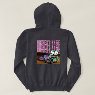 Persoonlijke Naam en Nummer van de Raceauto Hoodie