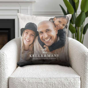 Persoonlijke Naam Familie Foto Kussen