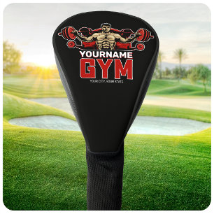 Persoonlijke NAAM Fitness Thuis GYM Gewichtheffen Golfheadcover